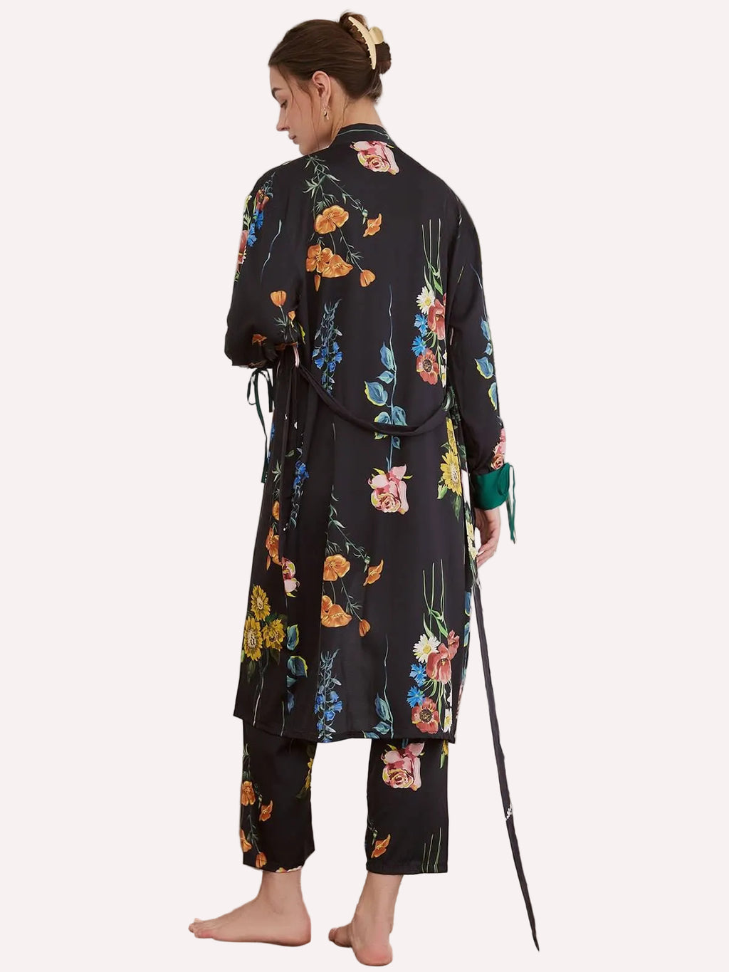 Floral Pajama Set 3 Pcs