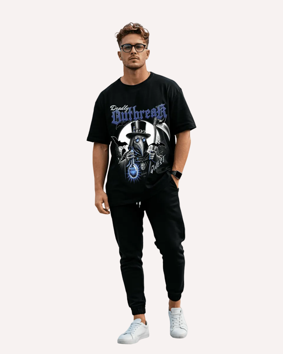 G West Deadly Outbreak Oversized Men's T-Shirt