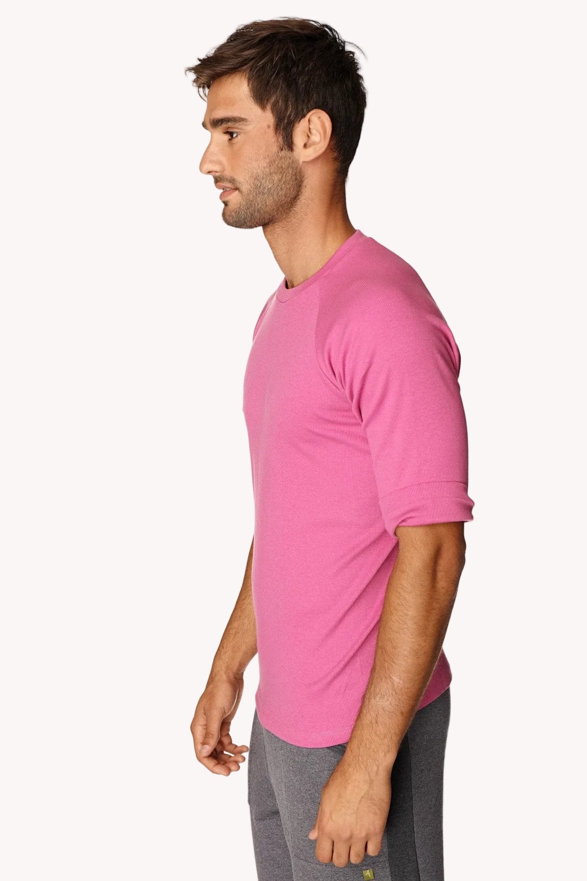 Hybrid Crew Neck Raglan Tee (Berry)