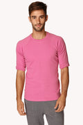 Hybrid Crew Neck Raglan Tee (Berry)