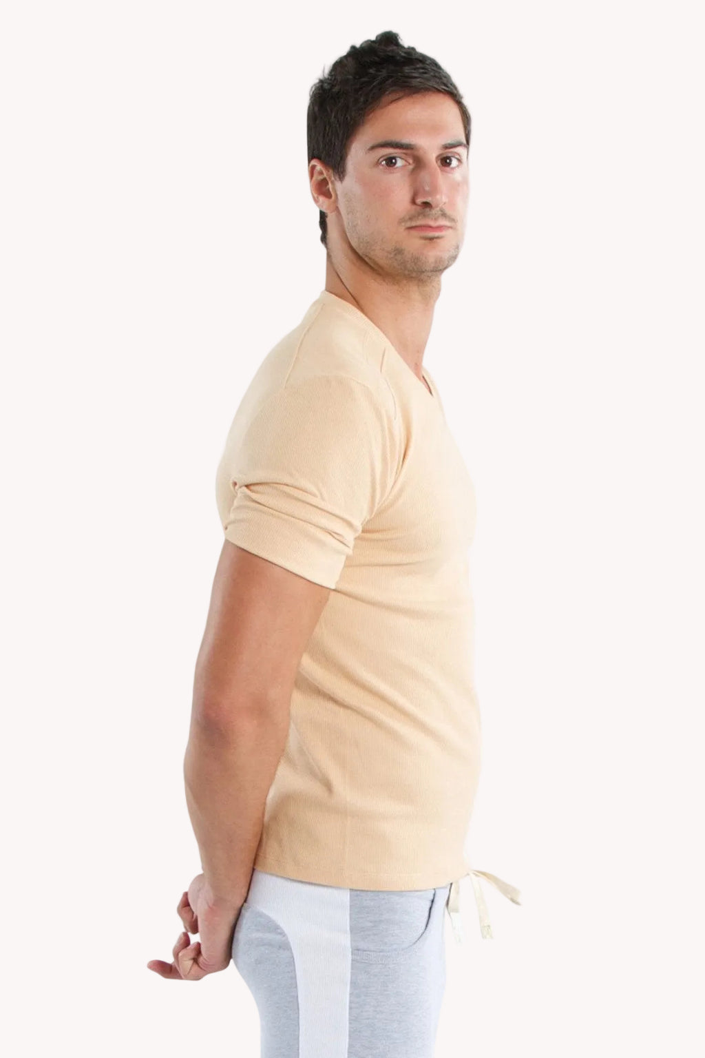 Hybrid V-Neck (Sand Beige)