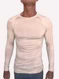 Designer Raglan Crew-Neck Tee - Long Sleeve (Sand Beige)