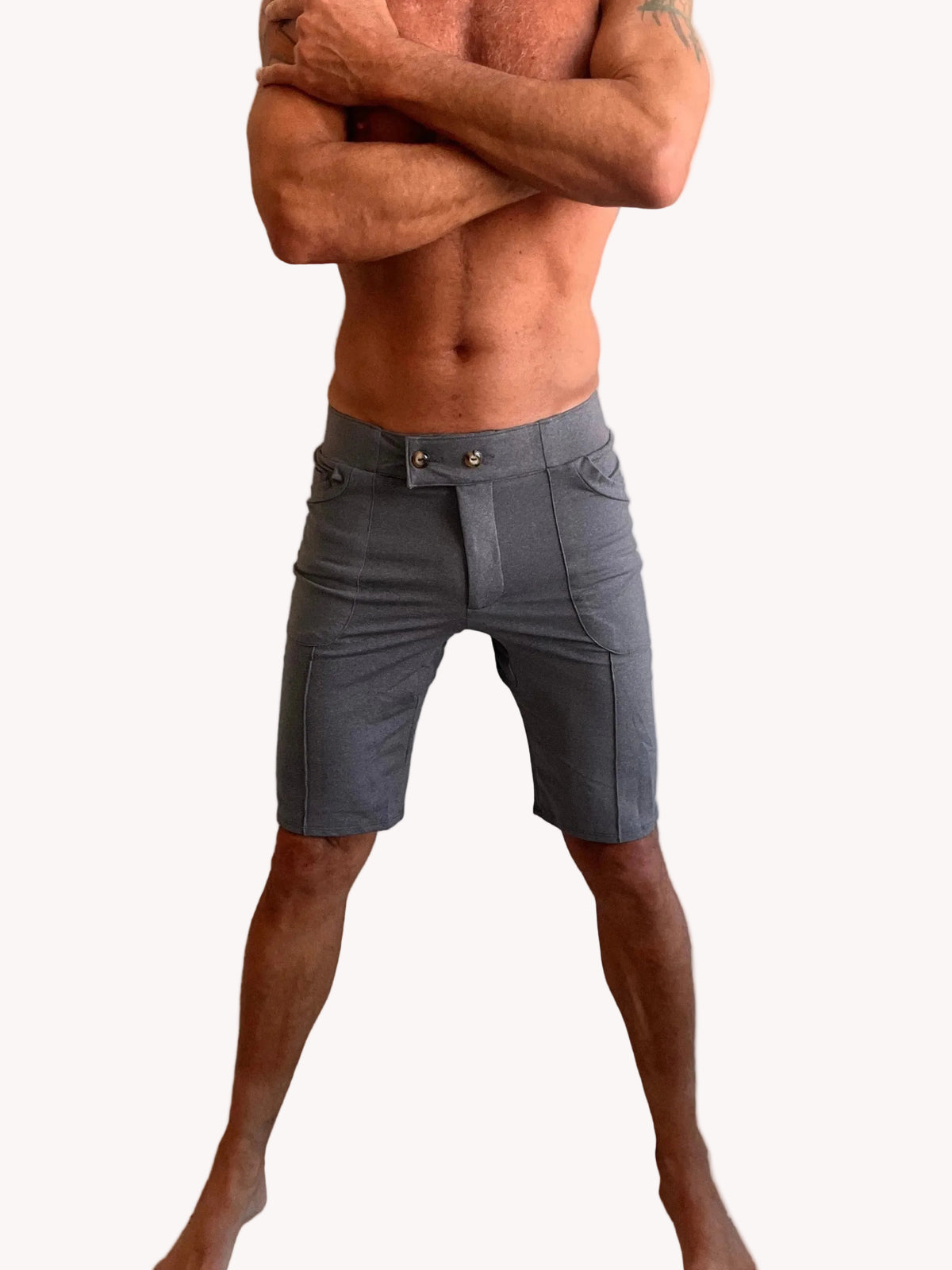 Performance Premium Urban Tactical Dress Shorts (Dark Heather Grey)