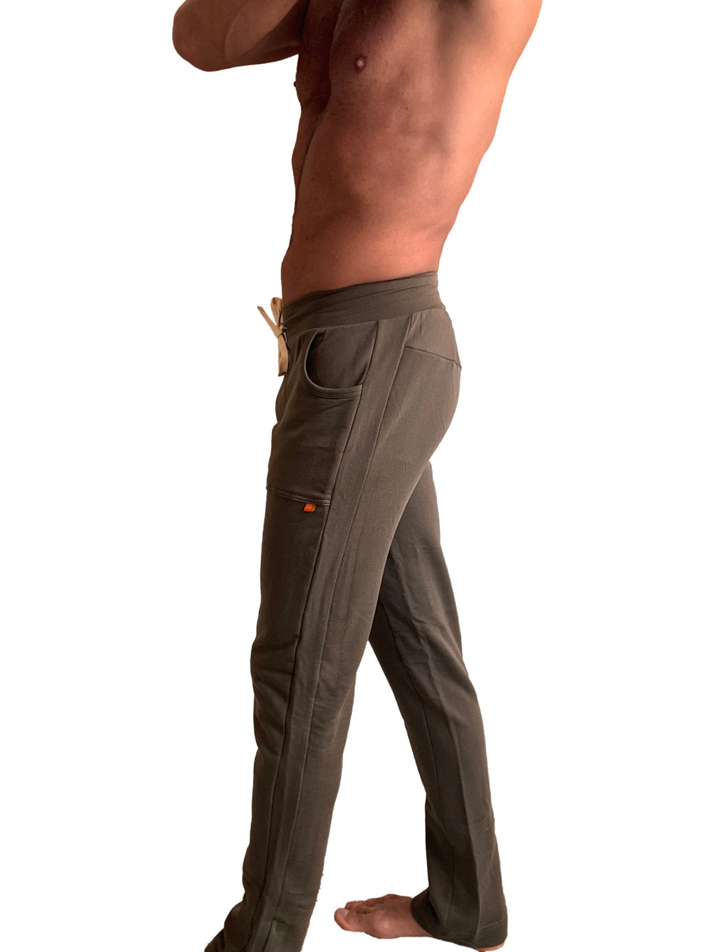 **Winter Collection** Mid-Weight Luxury-Fleece Track & Lounge Sweat Pant (Army Green)