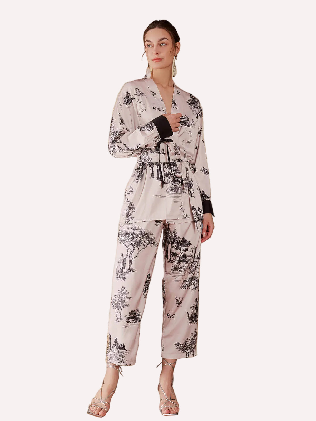 Ink Pajama Set 3 Pcs