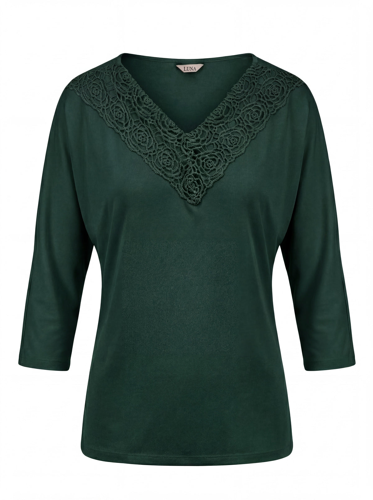 Green Elegant Lace Blouse, Jody