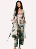 Landscape Pajama Set 3pcs Feather