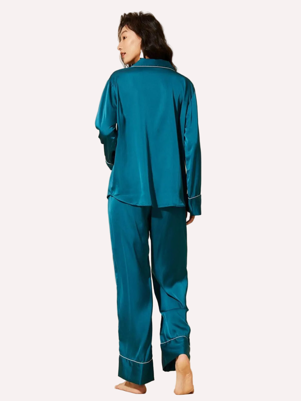 Lapel Pajama Set 3 Pcs
