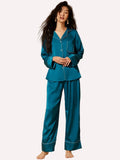 Lapel Pajama Set 3 Pcs