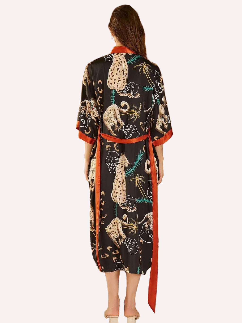 Jungle Animals Kimono Robe
