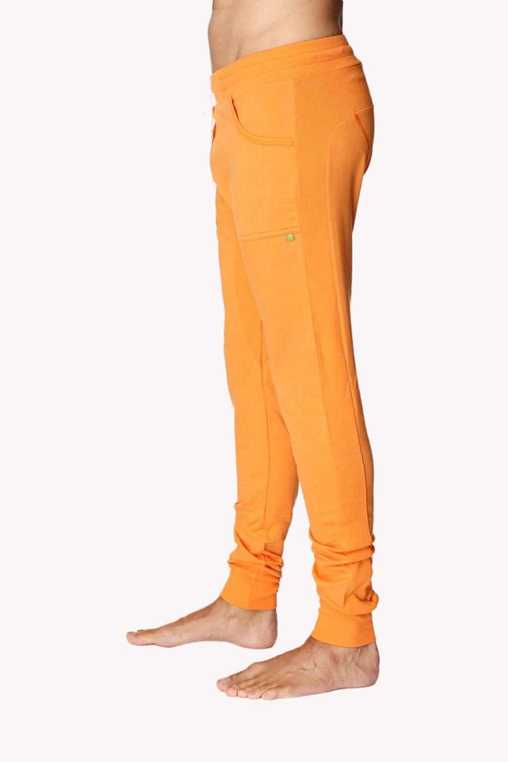 Long Cuffed Jogger & Yoga Sweat Pants (Sun Orange)