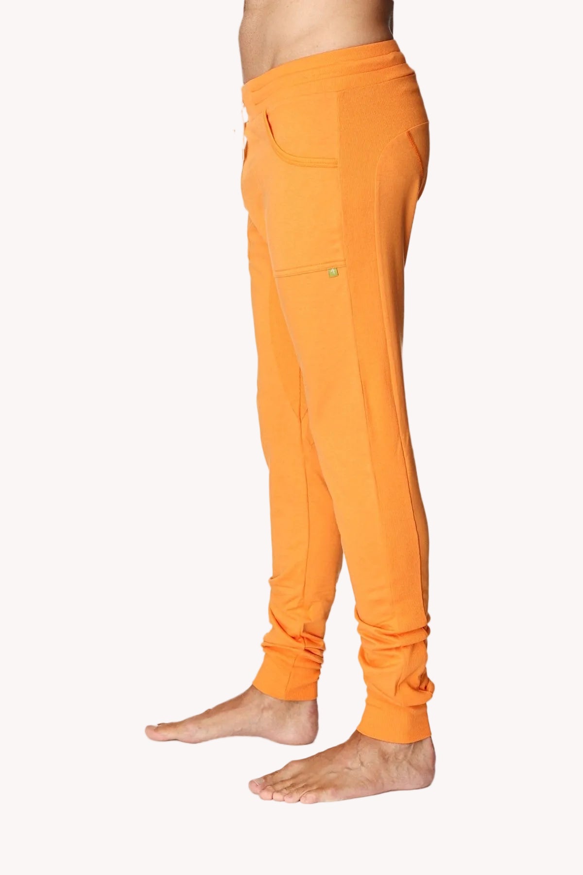 Long Cuffed Jogger & Yoga Sweat Pants (Sun Orange)
