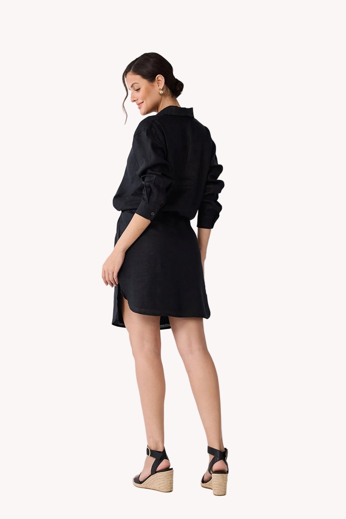 Meet me by the Cliff Dress in Black