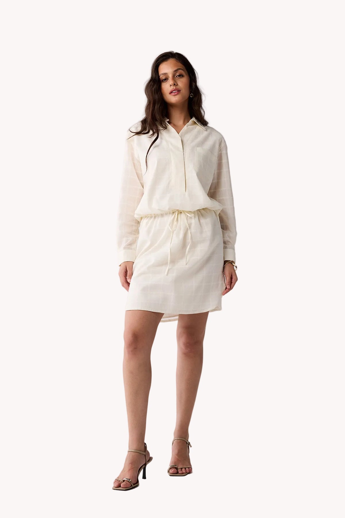 Meet me by the Cliff Dress in Off-White