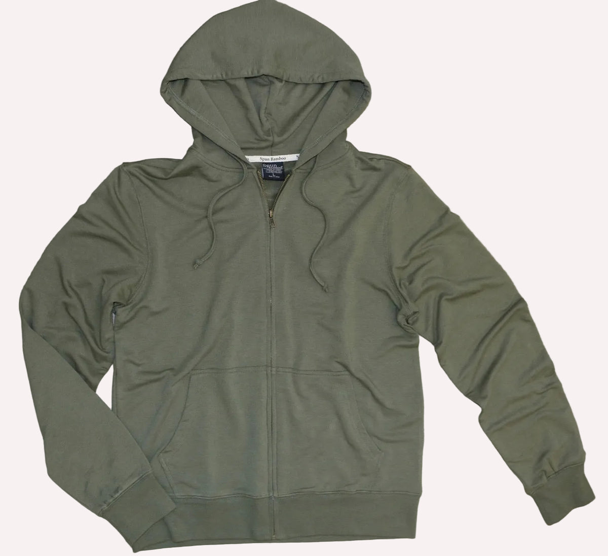 Men's Eco-Smart Full-Zip Bamboo Viscose Hoodie