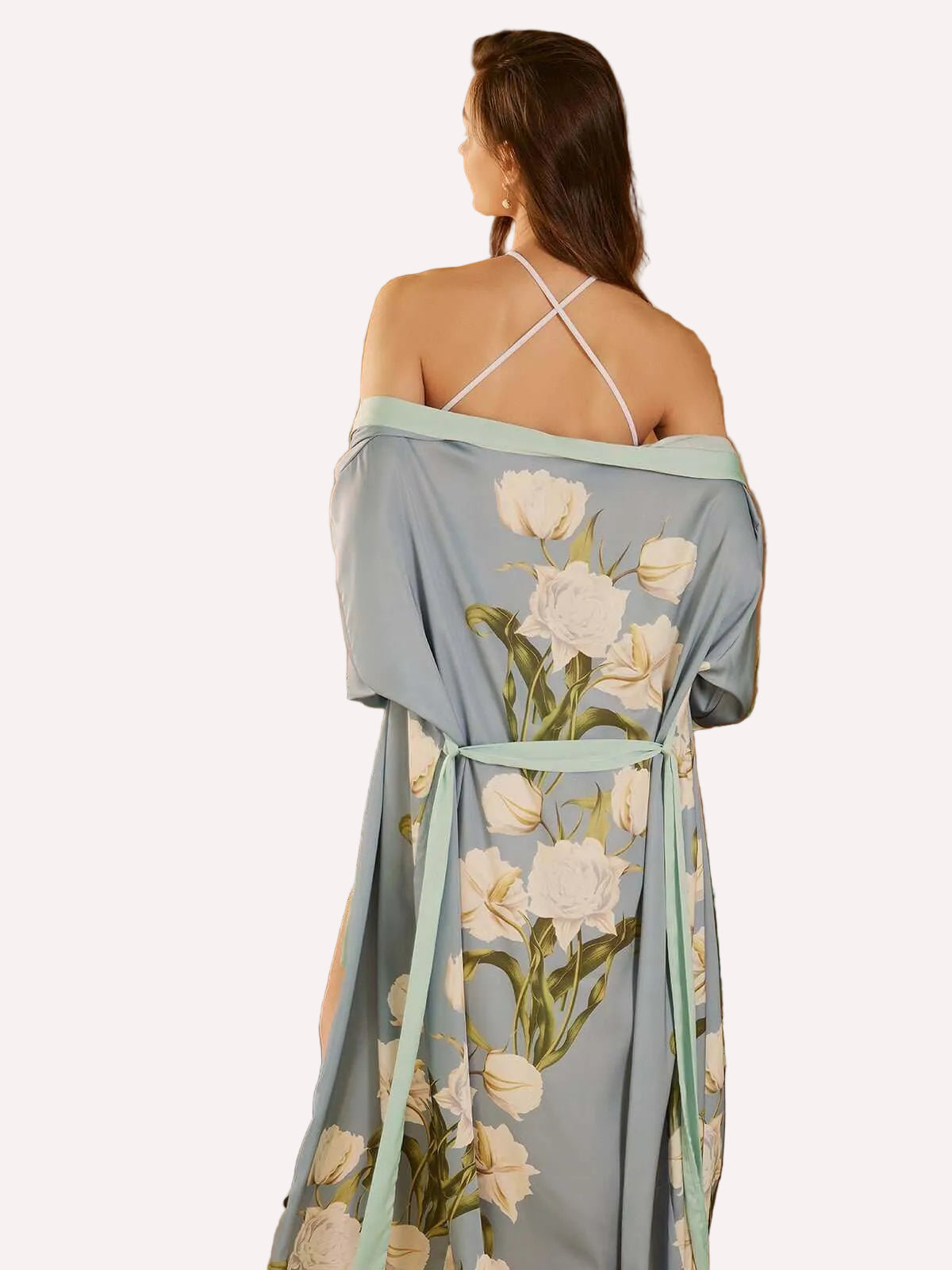 Peony Floral Kimono Robe