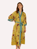 Perched Bird Kimono Robe