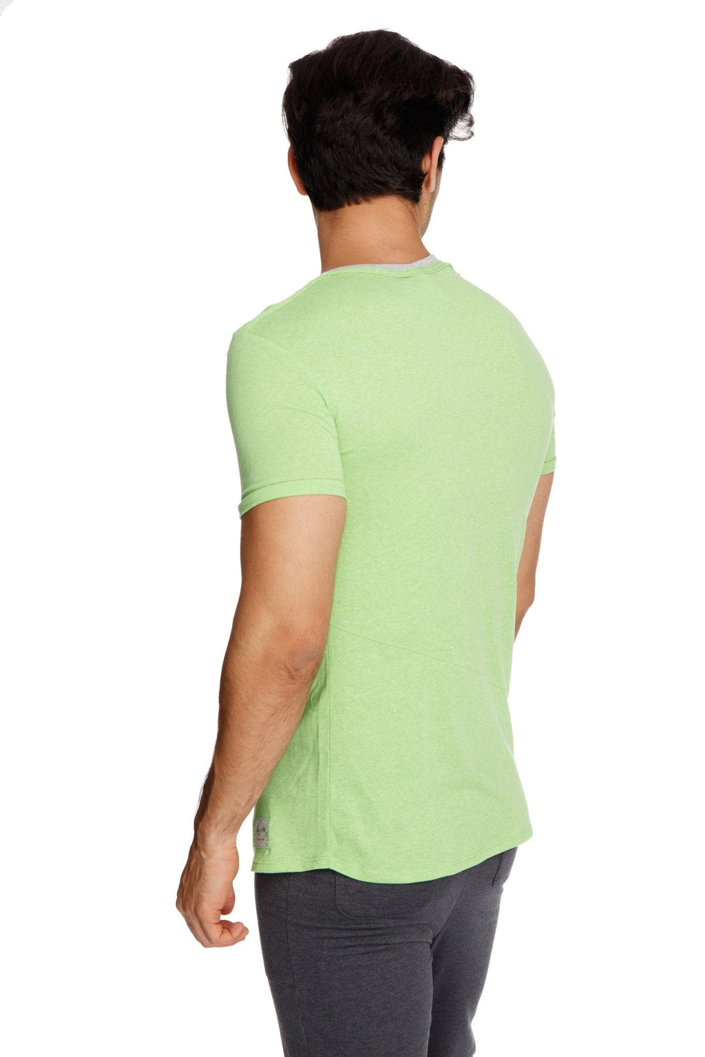 Perfect Pocket Crew-Neck Tee (Lime Slub)