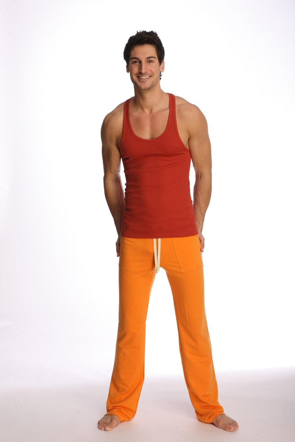 Racer-back Yoga Tank (Cinnabar)