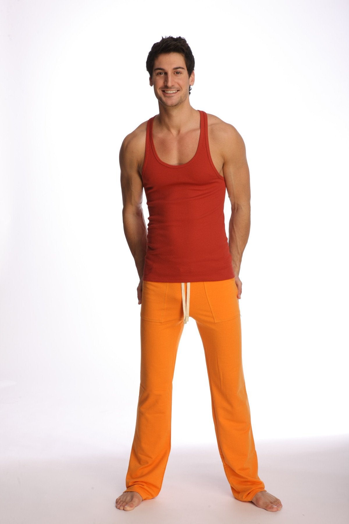 Racer-back Yoga Tank (Cinnabar)
