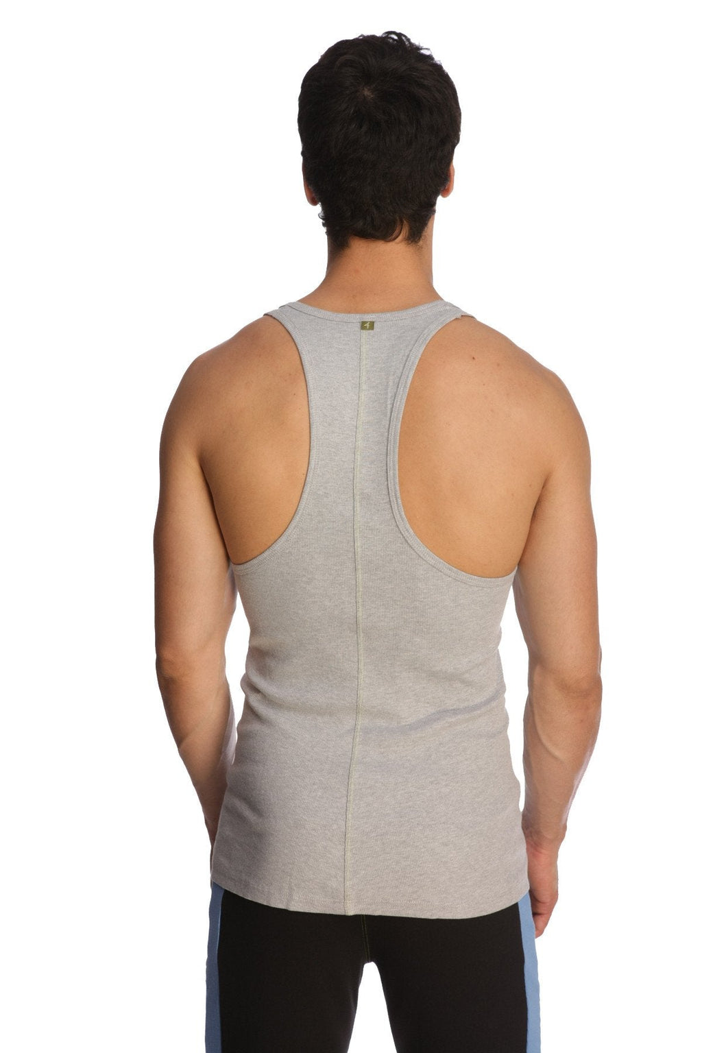 Racer-back Yoga Tank (Heather Grey)