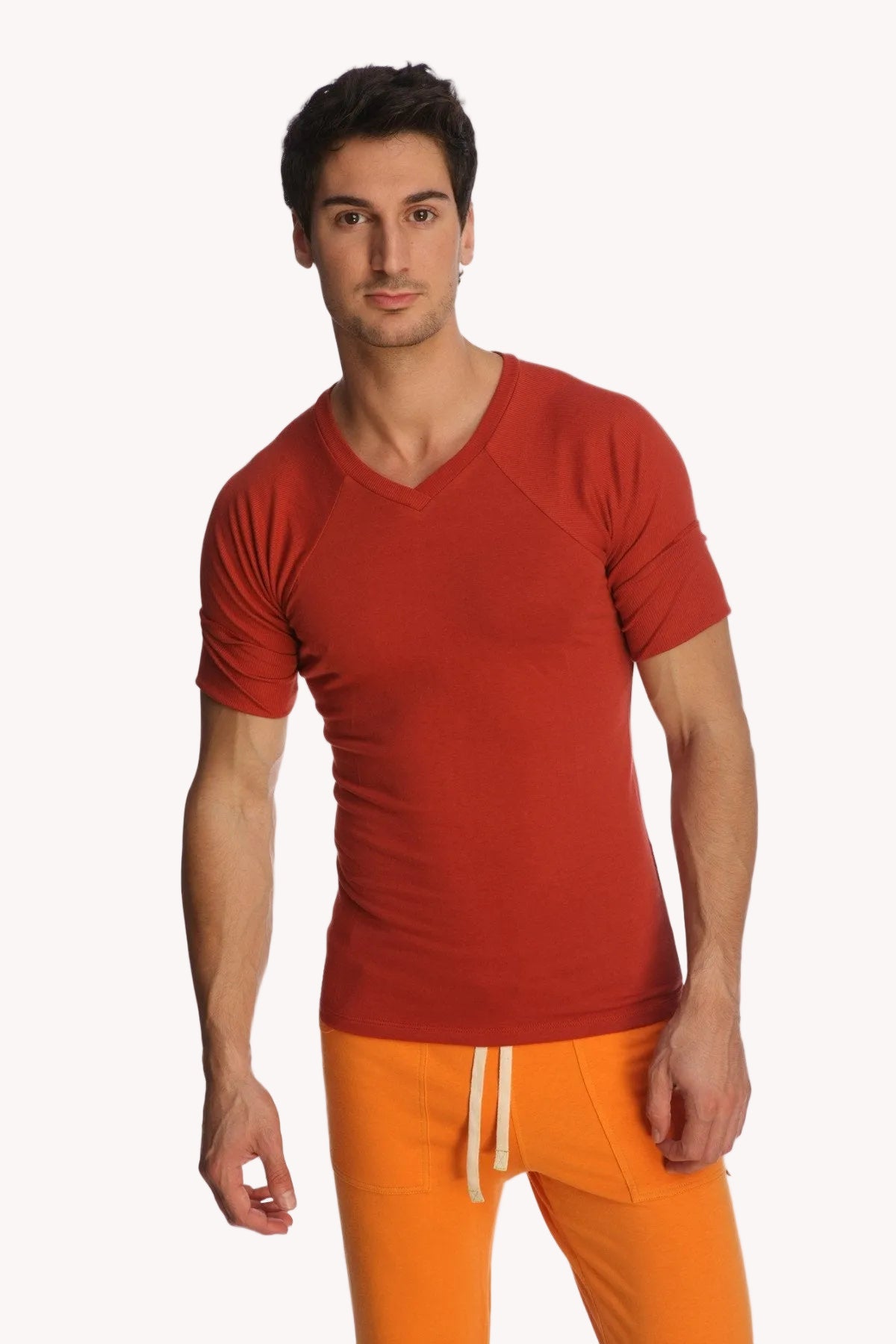 Raglan Virtual Crew Neck (Cinnabar)