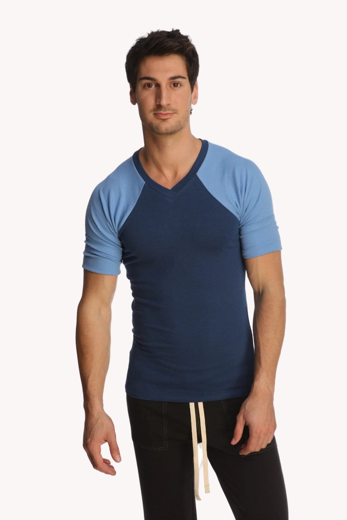 Raglan Virtual Crew Neck (Royal Blue)