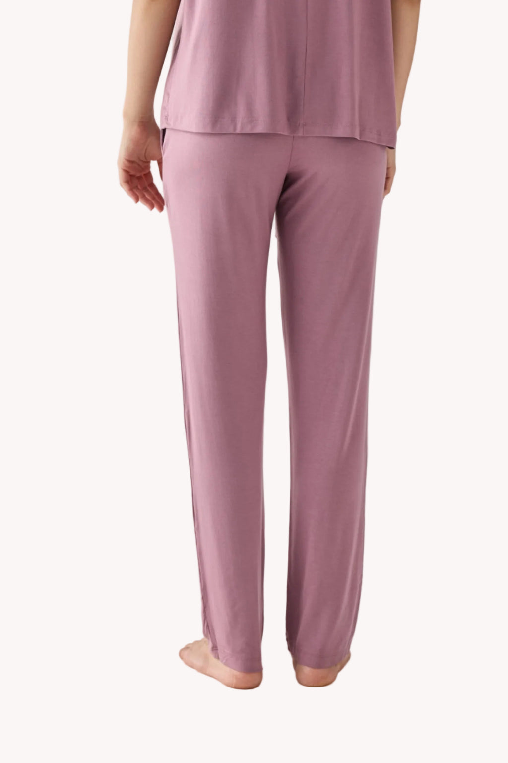 Wide Leg Pant in Dusty Rose