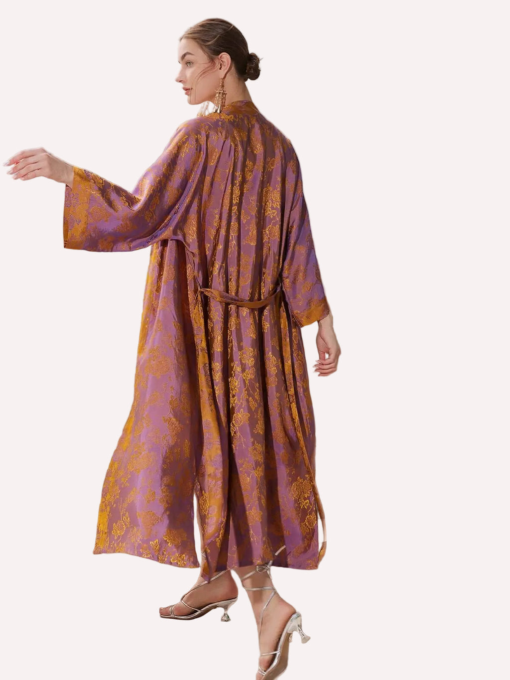 Oriental Jacquard Kimono Robe