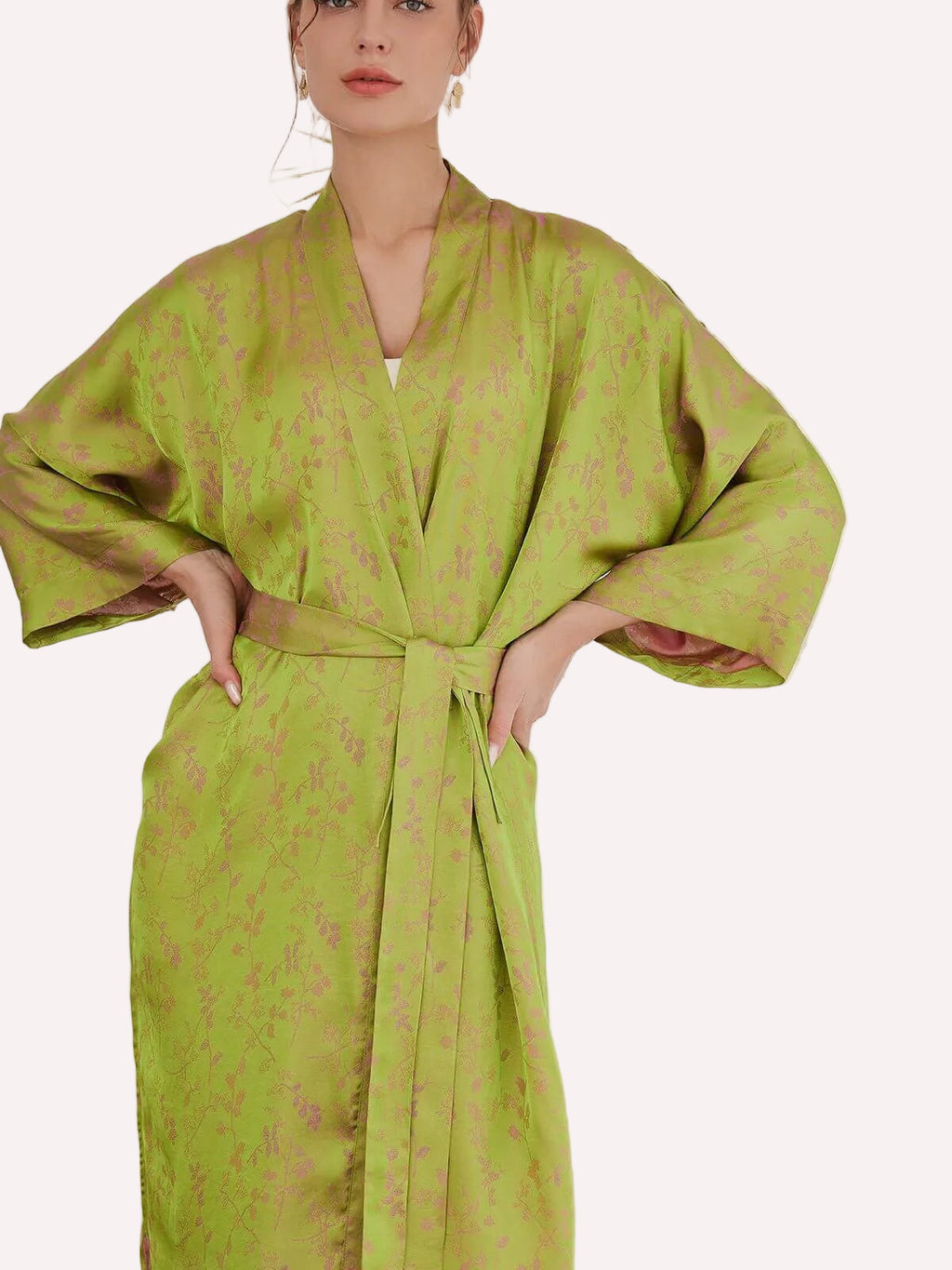 Oriental Reversible Kimono Robe