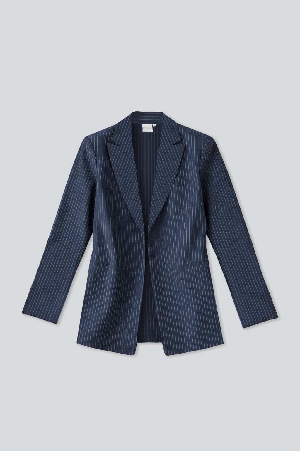 The Weekday Blazer in Blue Stripes