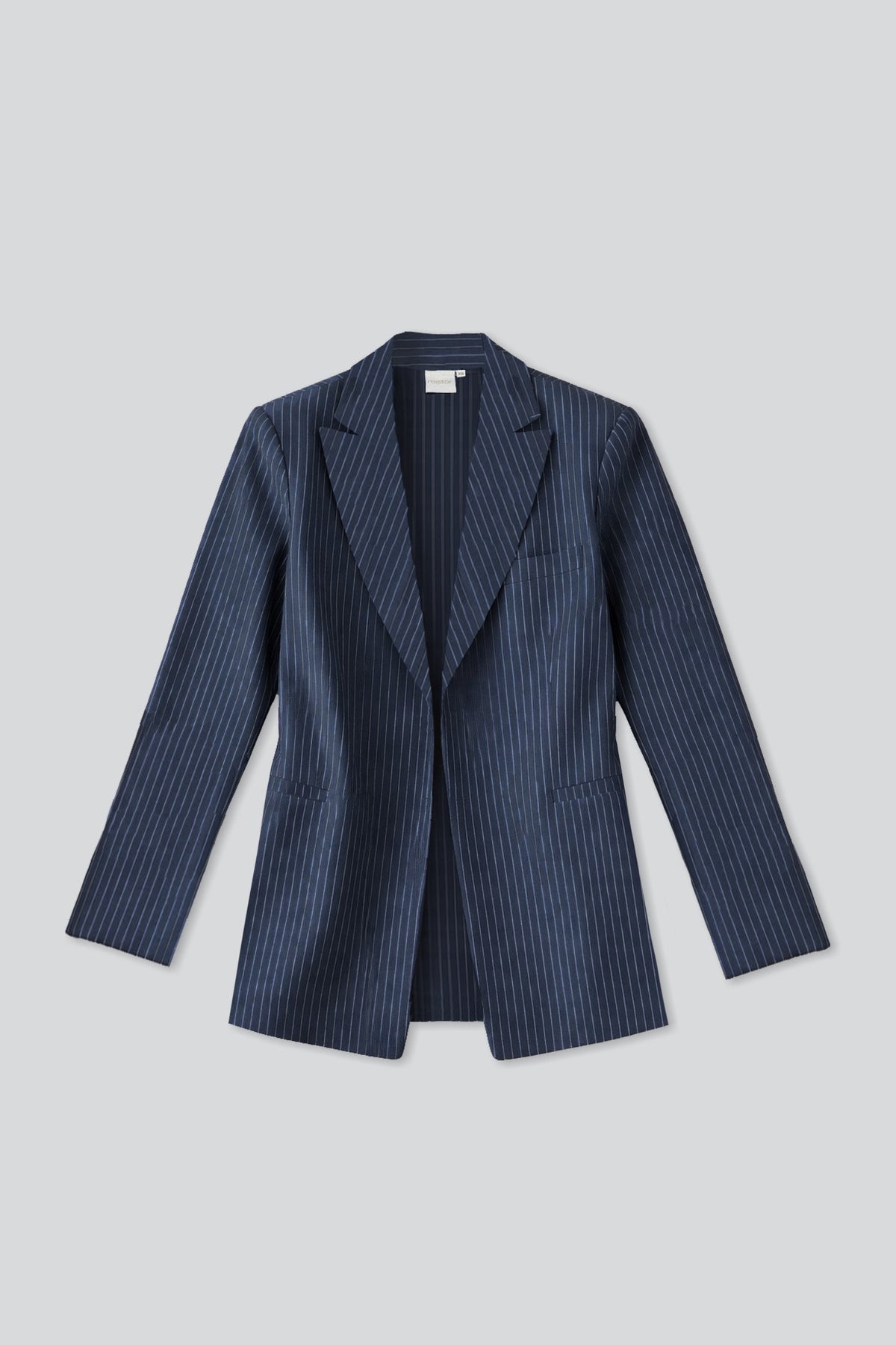 The Weekday Blazer in Blue Stripes