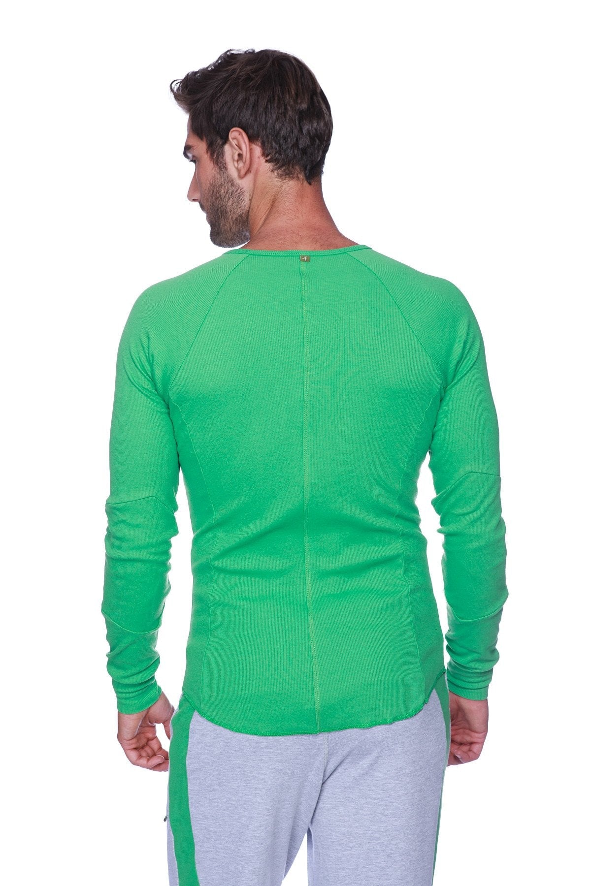 Thermal V-Neck Long Sleeve (Bamboo Green)