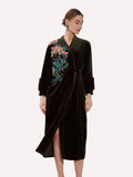 Velvet Embroidered Robe