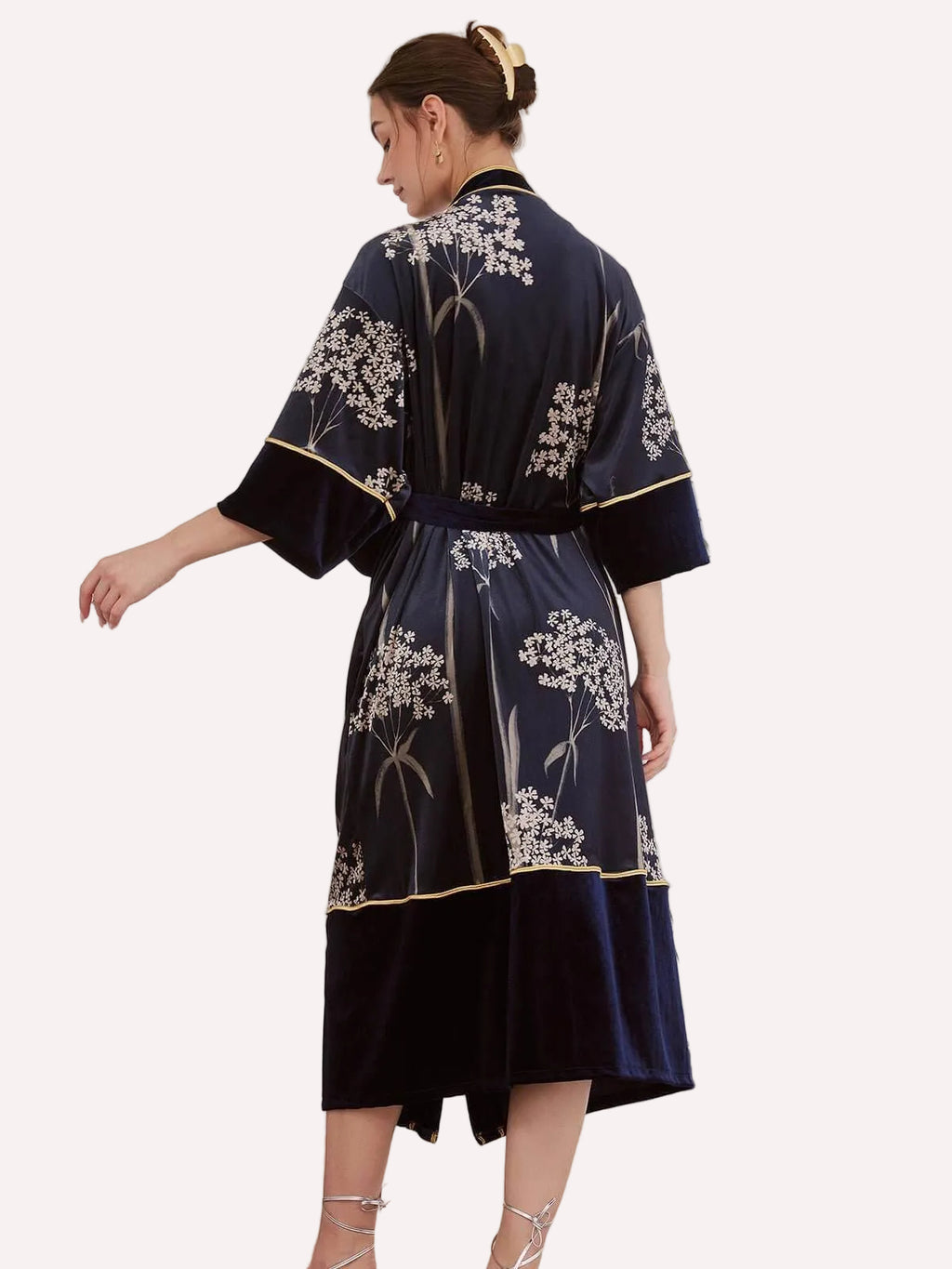 Velvet Vintage Kimono Robe